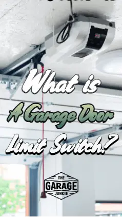 What is a Garage Door Limit Switch? A garage door limit switch is essentially an electrical on/off switch determined by a value of physical travel in the operation of a garage door opener. This is an important feature to know more about for safety, but also for installing a new unit on an existing door.