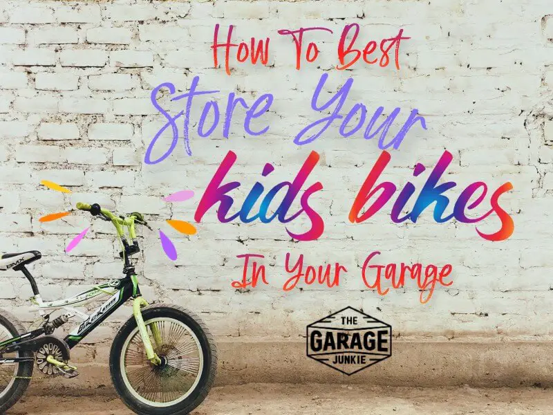 kids bike wall mount